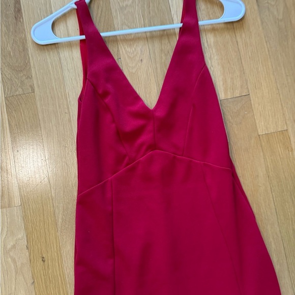 Lulu's Elegant Red Sleeveless Dress - Picture 3 of 7